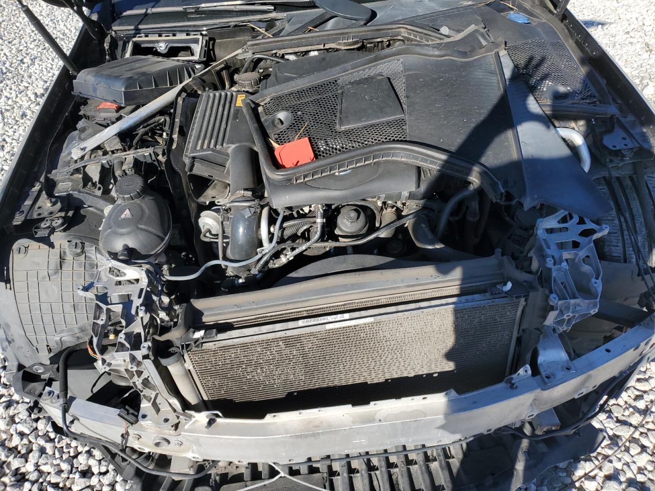 2017 Mercedes-Benz C-klasse VIN 55SWF4KB4HU180660 Copart auction photo, front end / undercarriage damage thumbnail 11