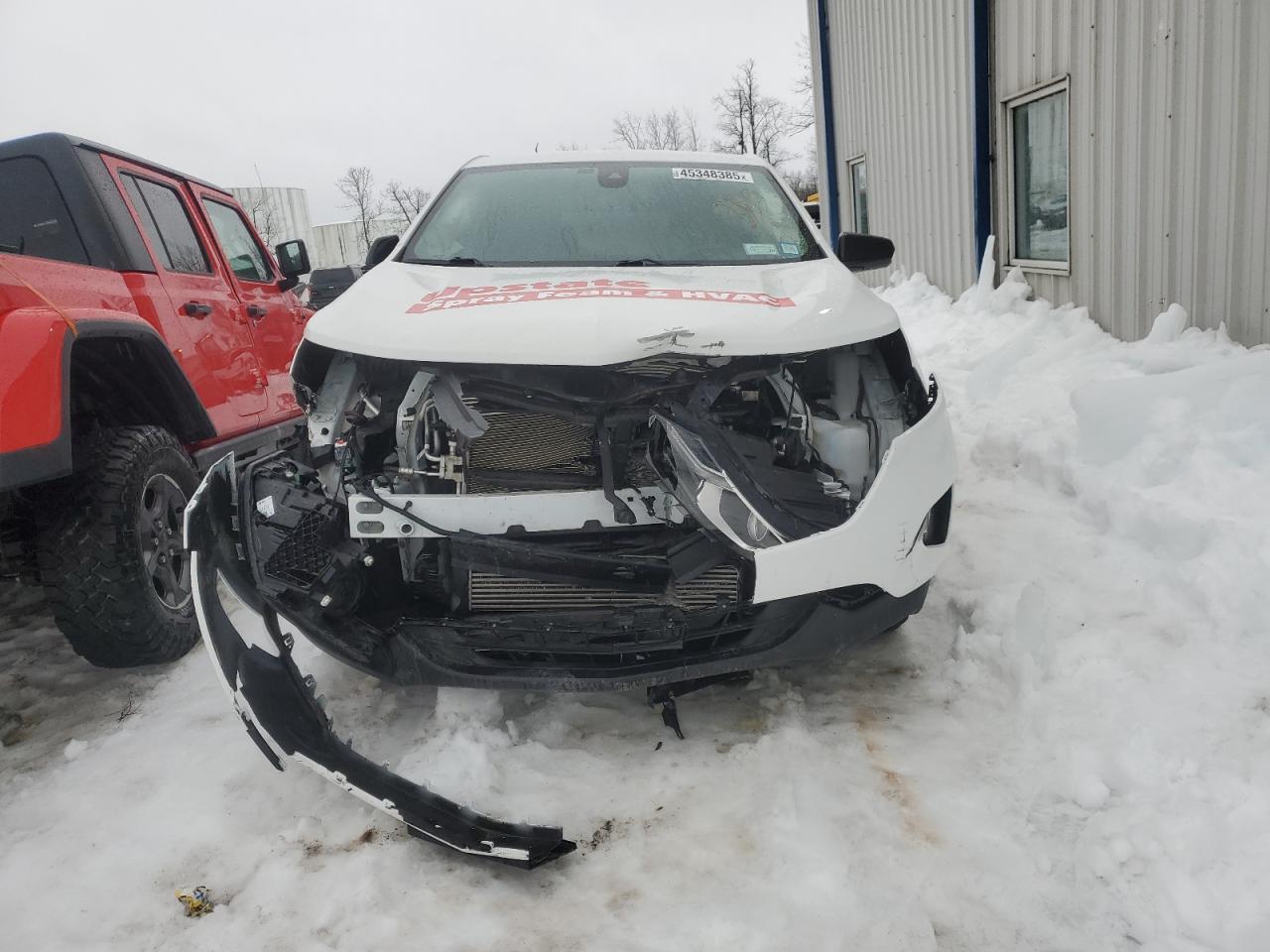 2021 Chevrolet Equinox VIN 3GNAXSEV2MS106245 Copart auction photo, front end / side damage thumbnail 5