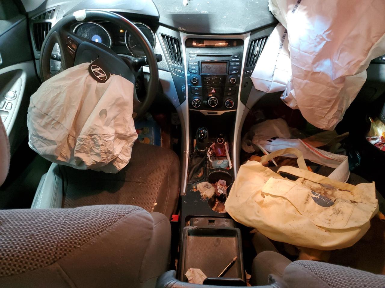 2014 Hyundai Sonata VIN 5NPEB4AC5EH933998 Copart auction photo, front end / all over damage thumbnail 8