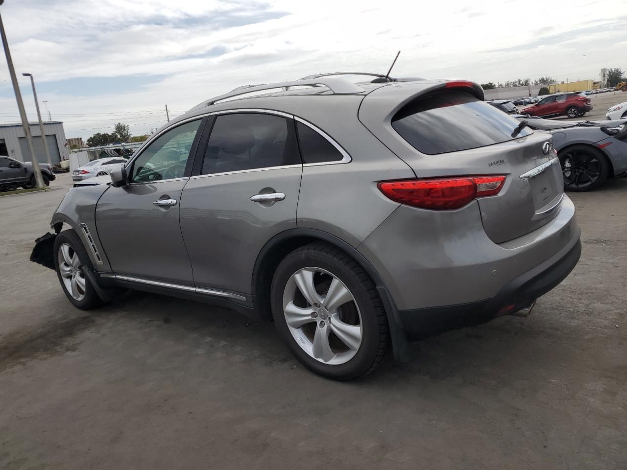 2011 Infiniti FX VIN JN8AS1MWXBM730730 Copart auction photo, front end damage thumbnail 2