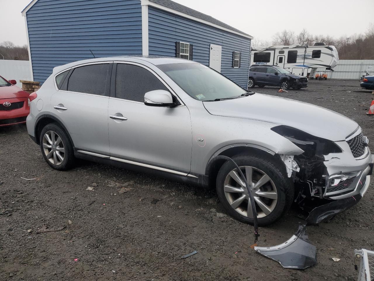 2017 Infiniti QX50 VIN JN1BJ0RR3HM409754 Copart auction photo, front end damage thumbnail 4