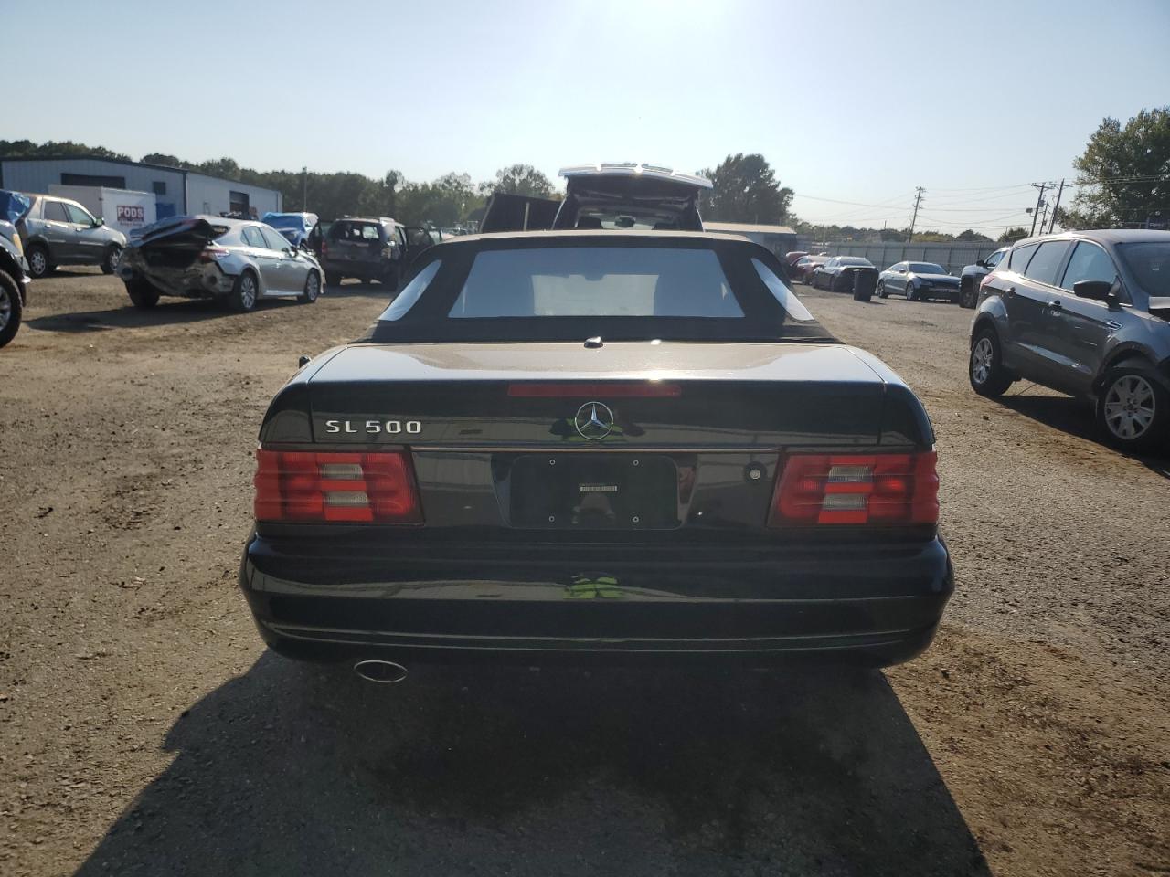 2001 Mercedes-Benz SL-klasse VIN WDBFA68FX1F196609 Copart auction photo, front end / minor dent/scratches damage thumbnail 6