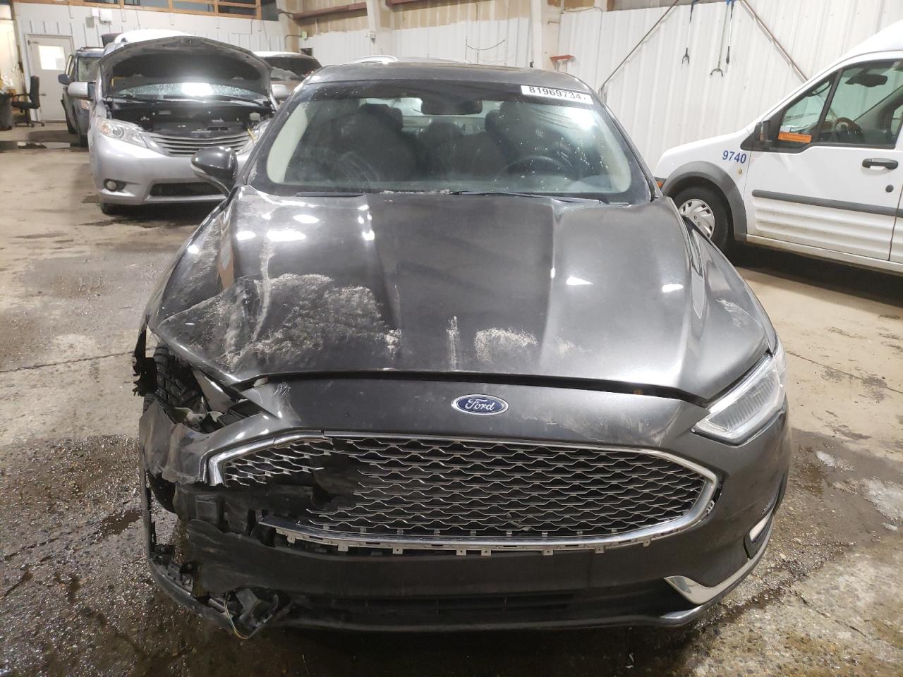 2020 Ford Fusion VIN 3FA6P0D92LR133710 Copart auction photo, all over damage thumbnail 5