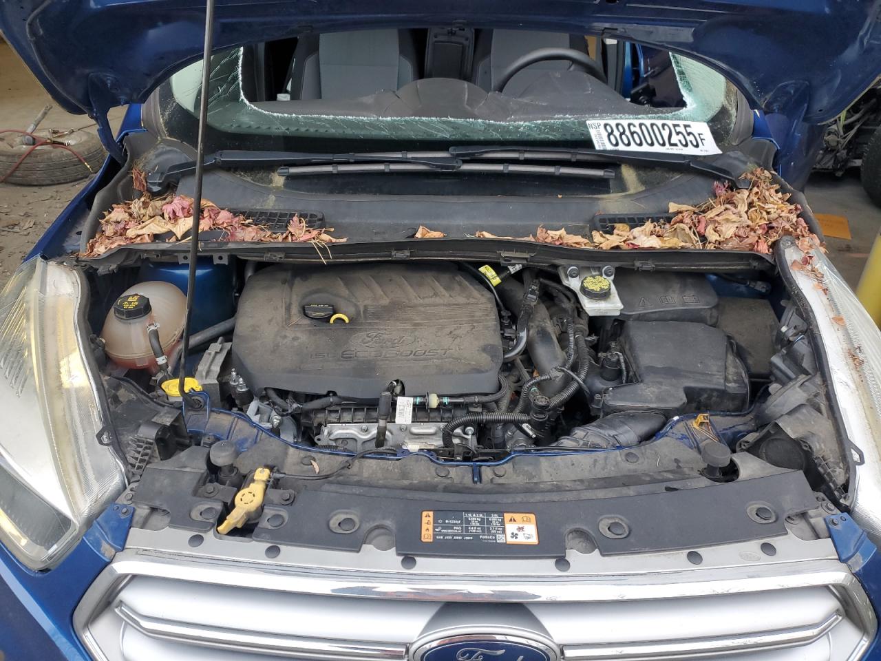 2017 Ford Escape VIN 1FMCU9GD6HUE75277 Copart auction photo, all over damage thumbnail 12