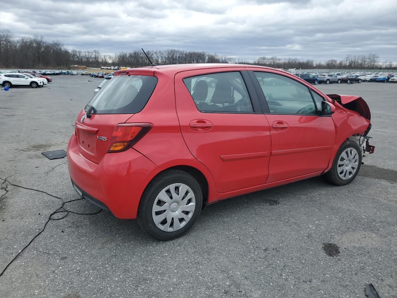 2015 Toyota Yaris VIN VNKKTUD36FA017486 Copart auction photo, front end damage thumbnail 3