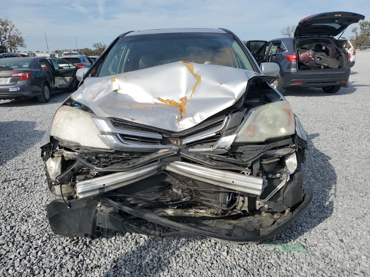 2010 Honda CR-V VIN 5J6RE4H77AL022668 Copart auction photo, front end / rear end damage thumbnail 5