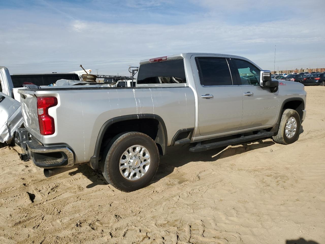 2023 Chevrolet Silverado VIN 2GC4YPEY5P1709281 Copart auction photo, vandalism / rear end damage thumbnail 3