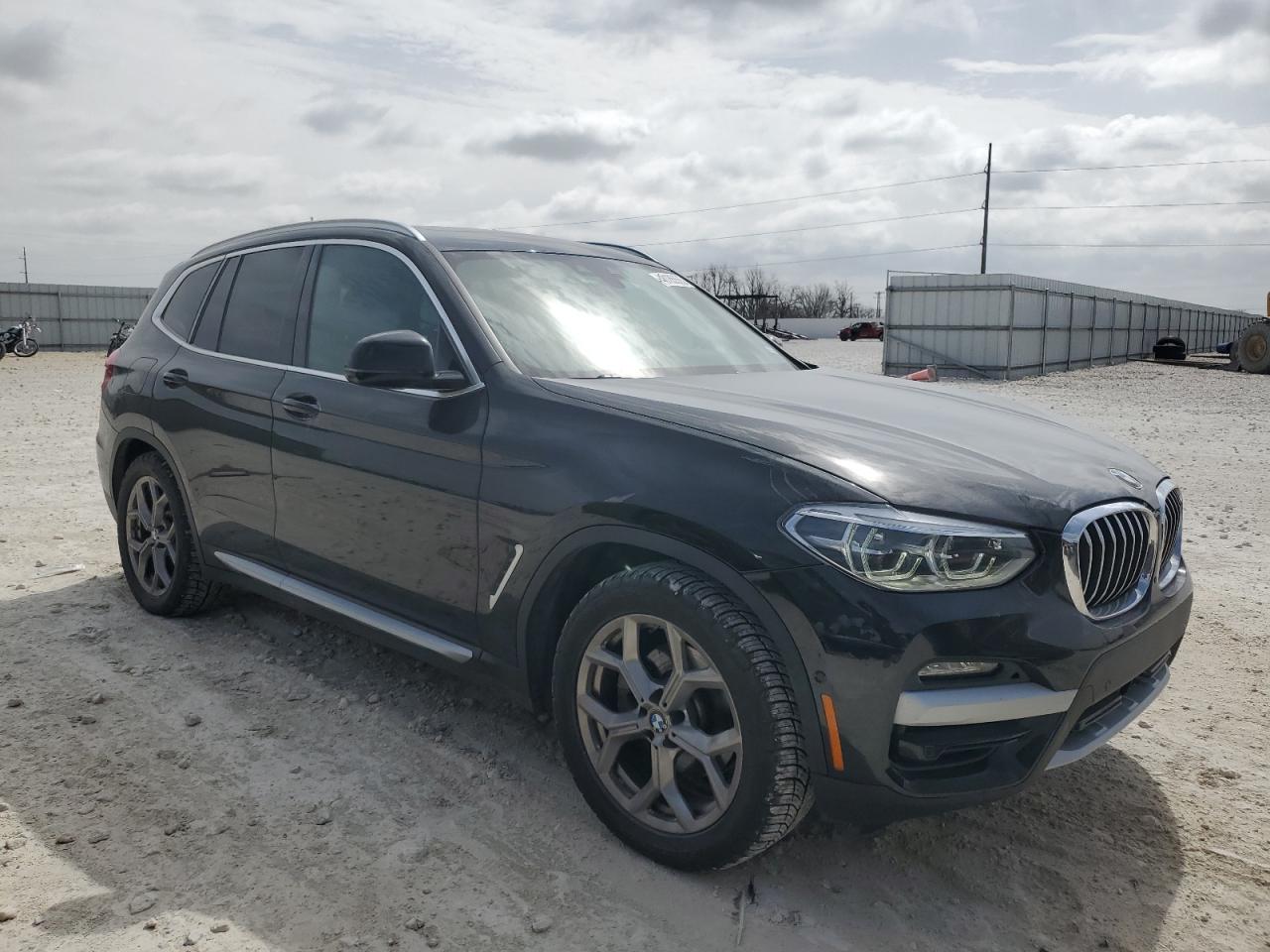 2021 BMW X3 VIN 5UXTS1C07M9G09534 Copart auction photo, undercarriage / minor dent/scratches damage thumbnail 4