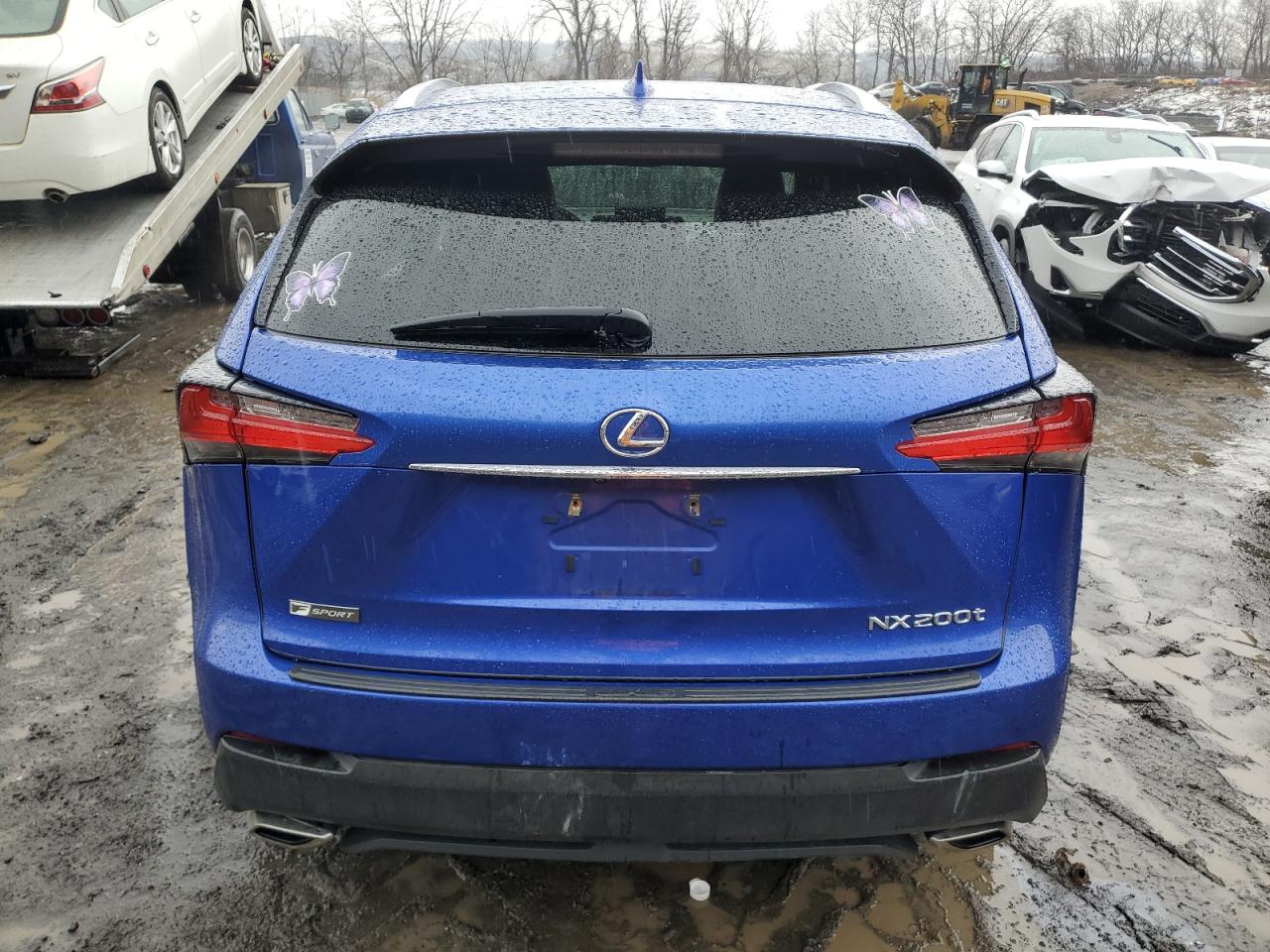 2016 Lexus NX VIN JTJBARBZXG2067576 Copart auction photo, side / minor dent/scratches damage thumbnail 6