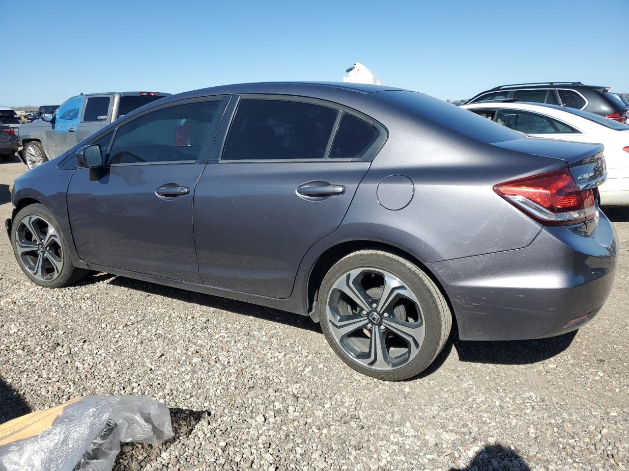 2015 Honda Civic VIN 19XFB2F5XFE046101 Copart auction photo, front end damage thumbnail 2