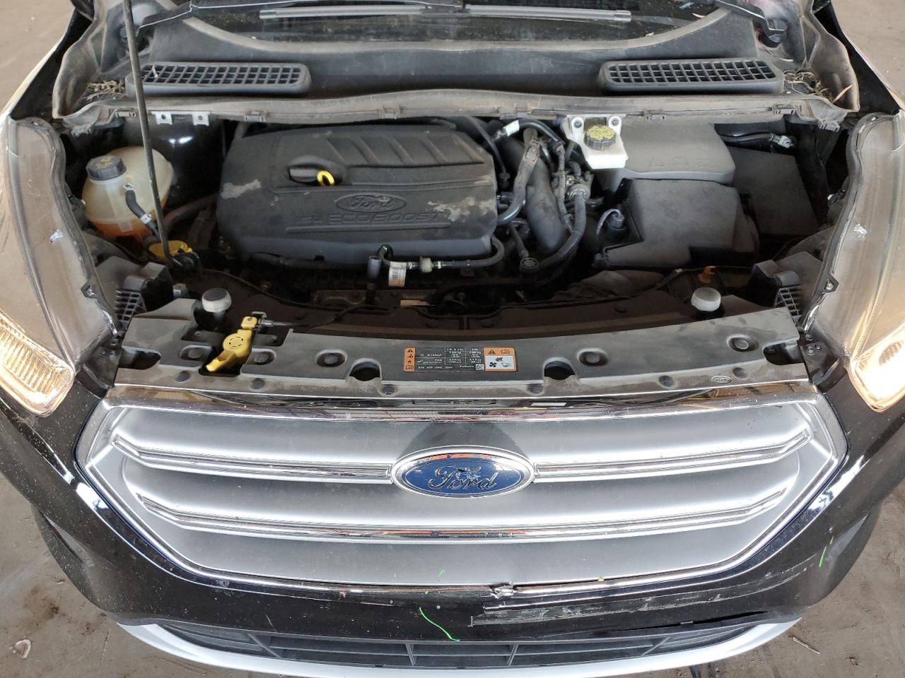 2017 Ford Escape VIN 1FMCU9GD5HUD91502 Copart auction photo, rear end / side damage thumbnail 11