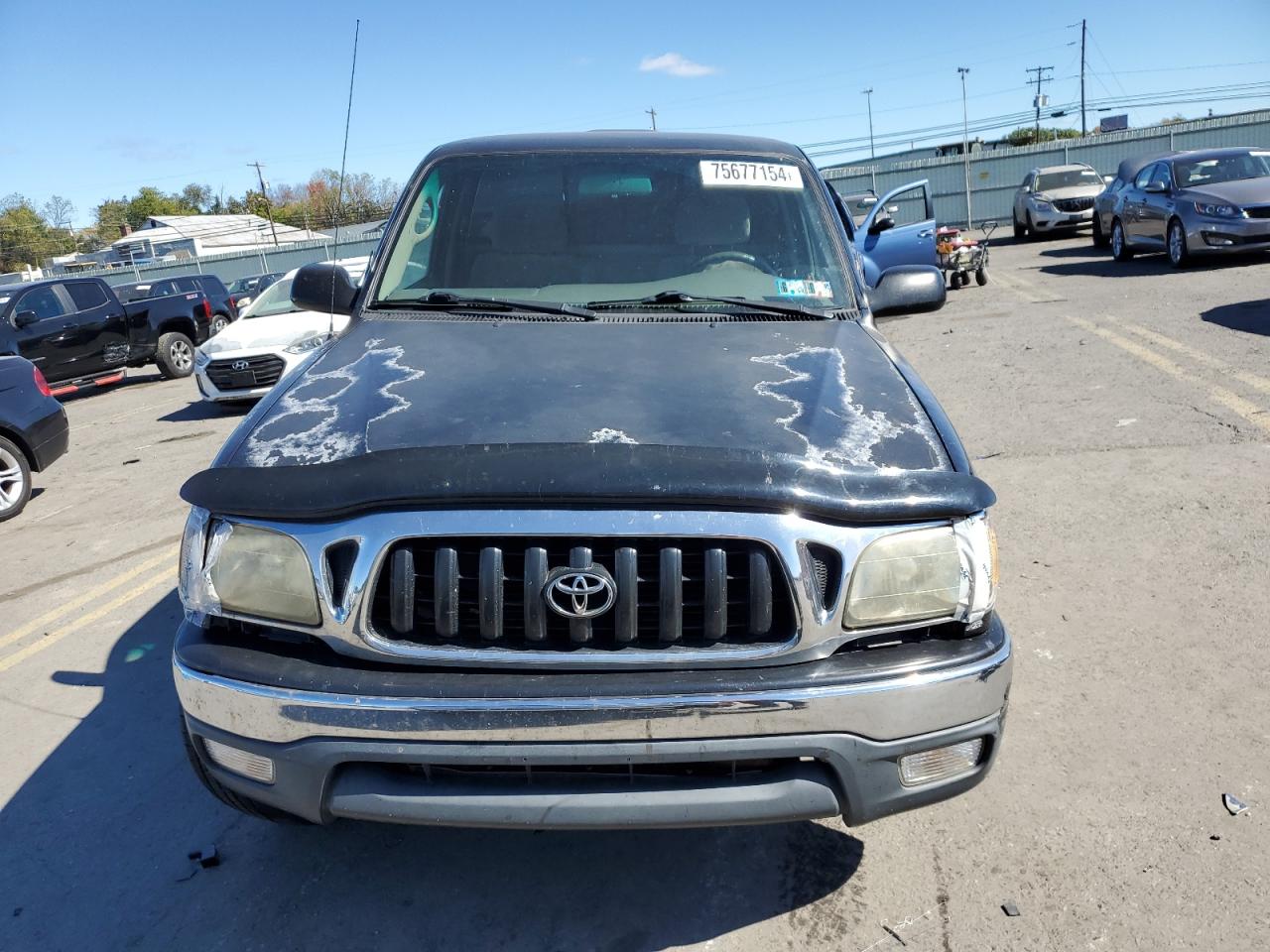 2001 Toyota Tacoma VIN 5TEPM62N41Z836460 Copart auction photo, front end / side damage thumbnail 5