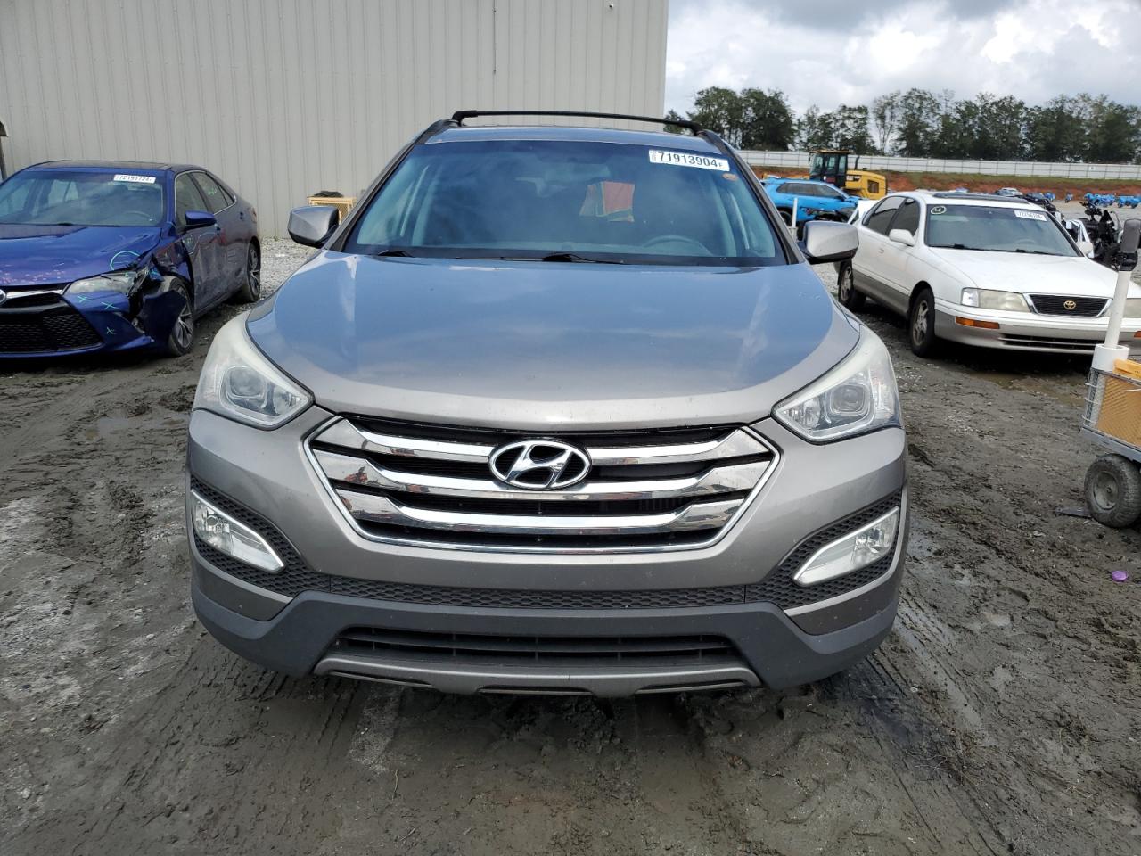 2013 Hyundai Santa Fe VIN 5XYZU3LA8DG097000 Copart auction photo, rear end damage thumbnail 5