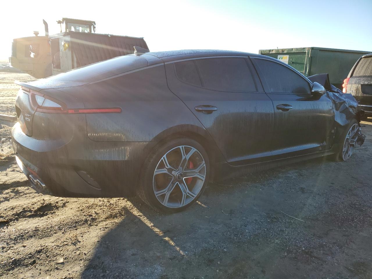 2019 KIA Stinger VIN KNAE35LC1K6047924 Copart auction photo, front end / minor dent/scratches damage thumbnail 3