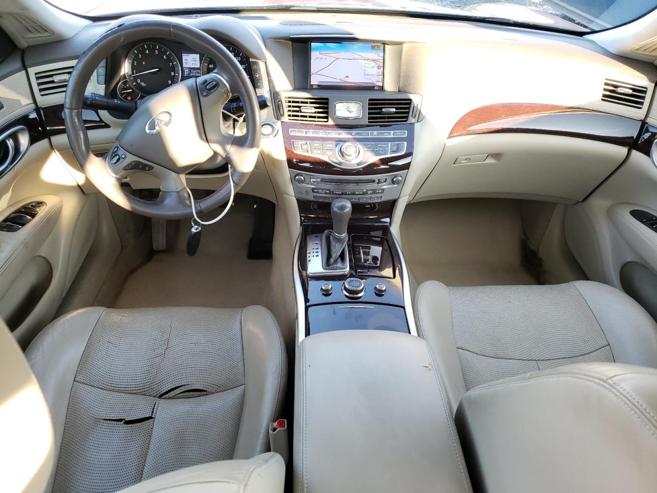 2011 Infiniti M VIN JN1BY1AP6BM322773 Copart auction photo, rear end damage thumbnail 8