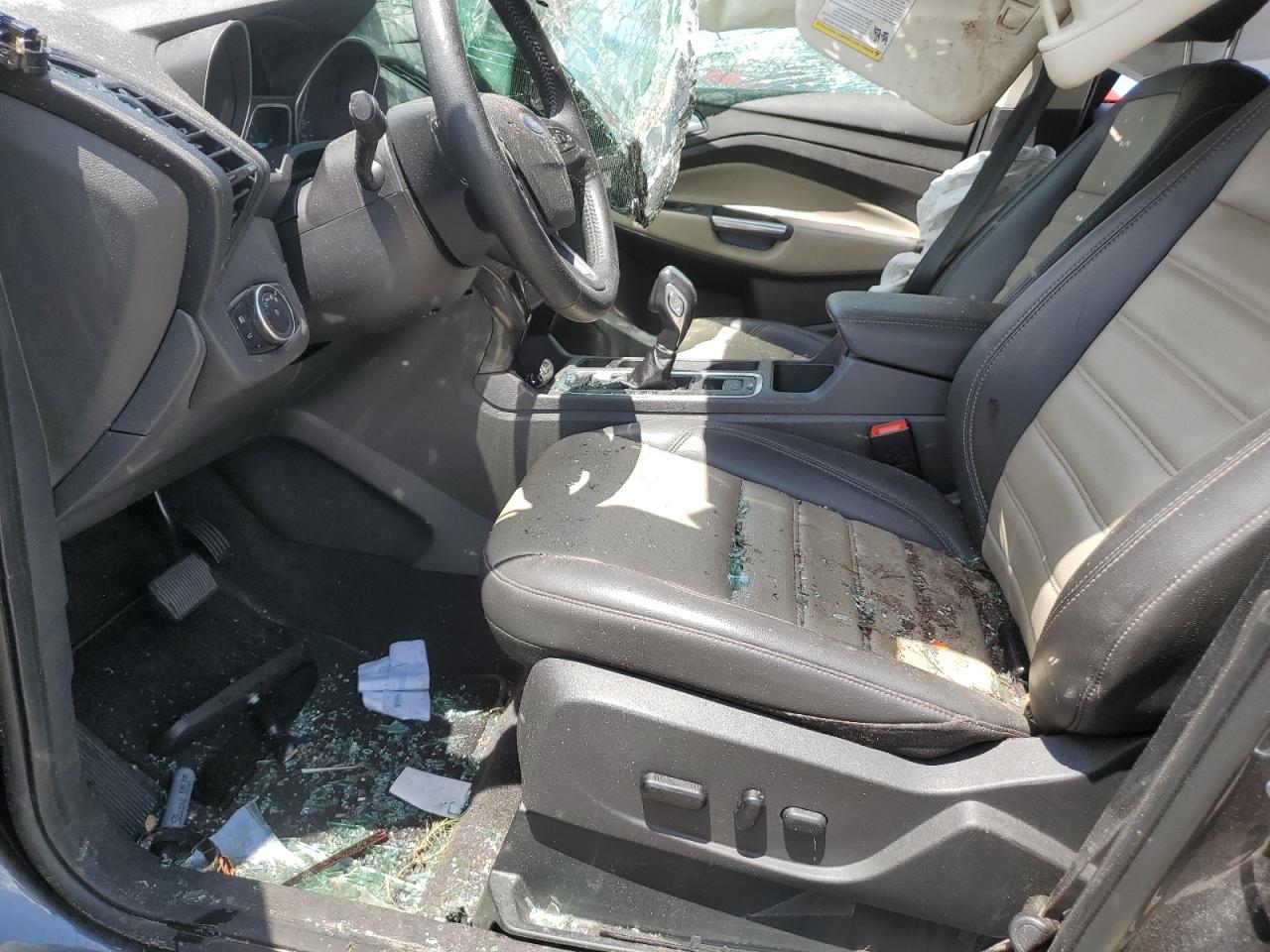 2019 Ford Escape VIN 1FMCU0HD3KUB95155 Copart auction photo, rollover / undercarriage damage thumbnail 7