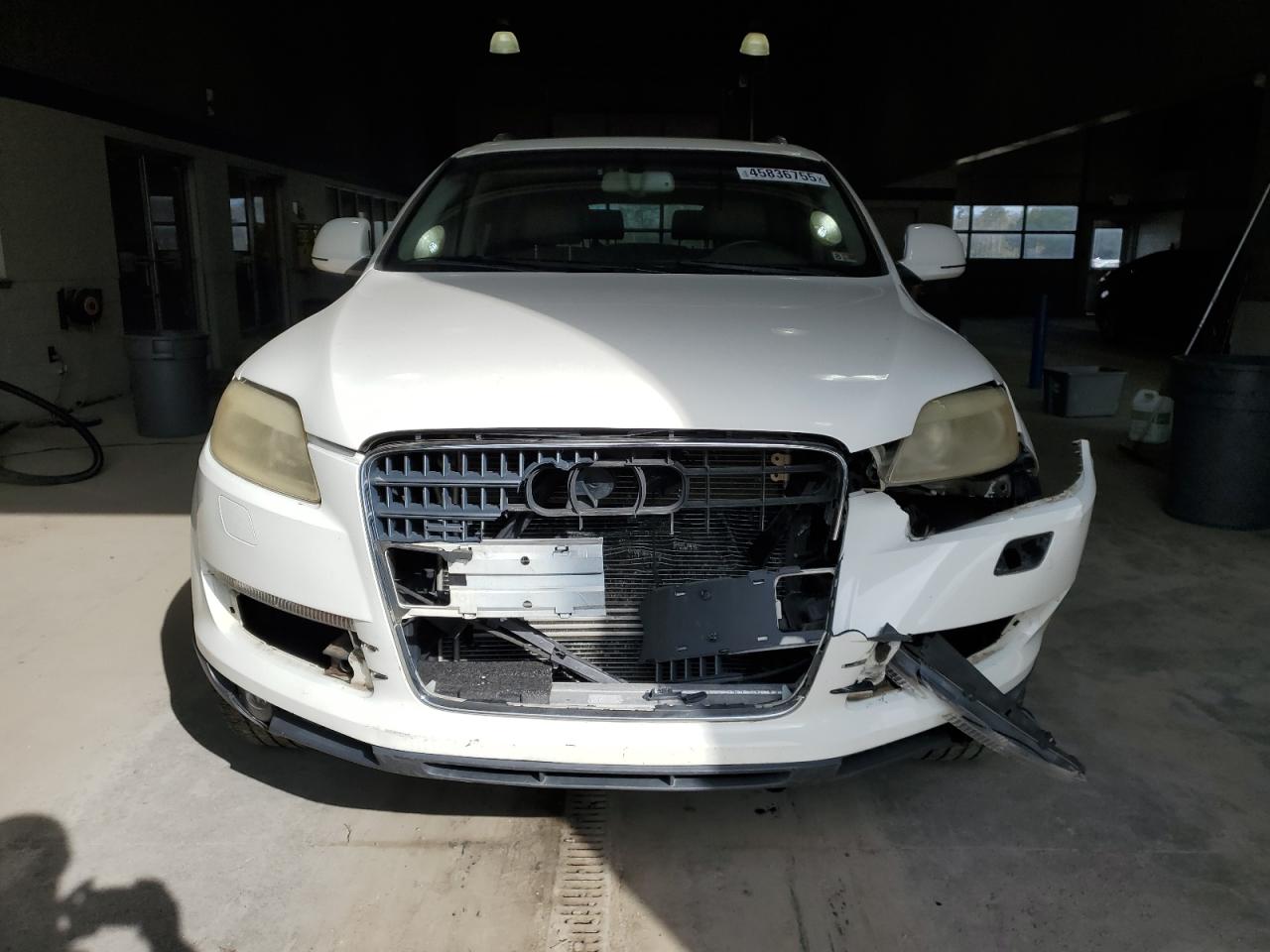 2007 Audi Q7 VIN WA1BY74L27D069851 Copart auction photo, front end damage thumbnail 5