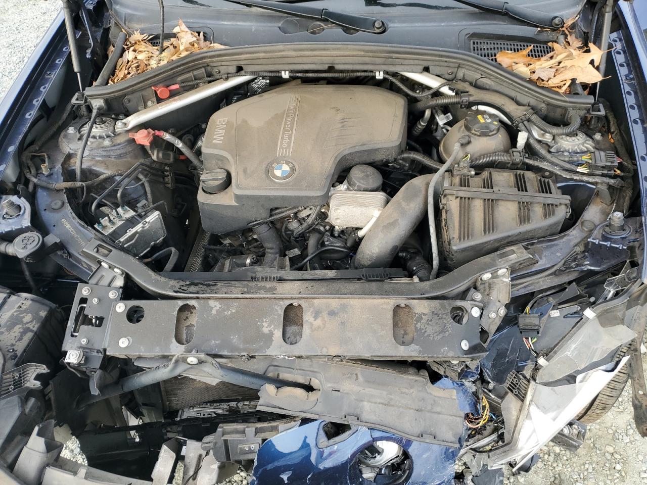 2017 BMW X3 VIN 5UXWX9C38H0T20211 Copart auction photo, front end / undercarriage damage thumbnail 14
