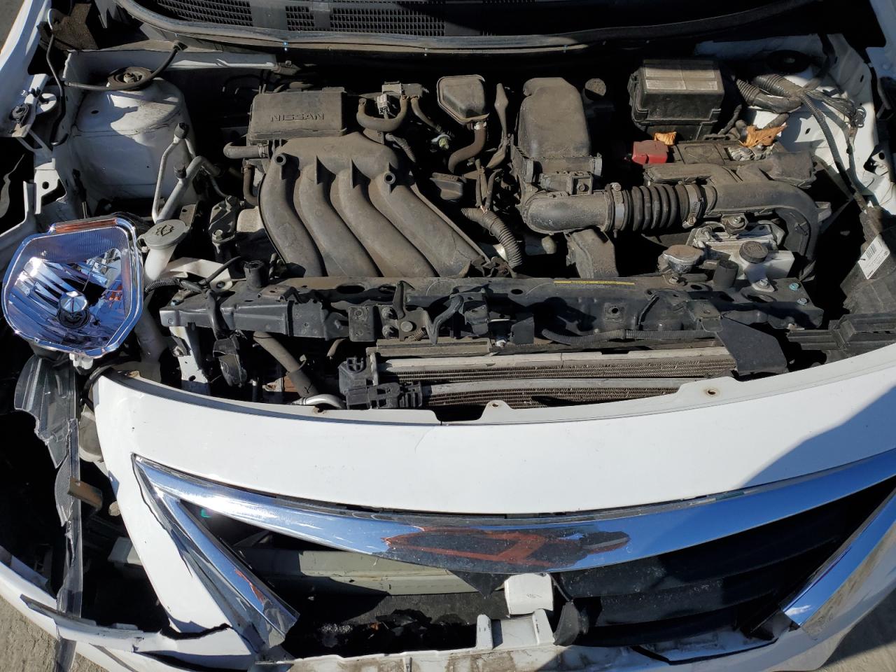 2019 Nissan Versa VIN 3N1CN7AP0KL812099 Copart auction photo, front end damage thumbnail 11