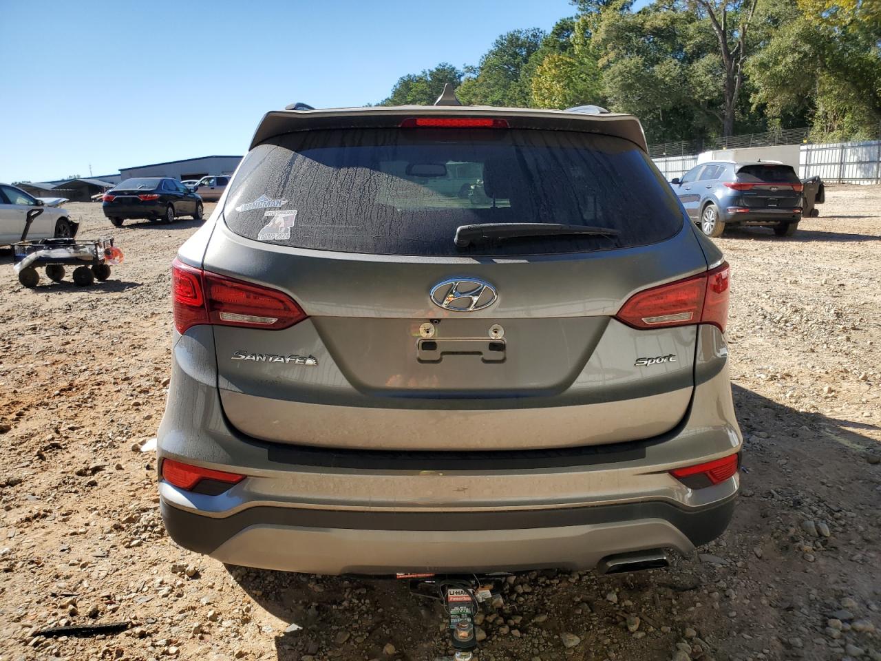 2017 Hyundai Santa Fe VIN 5NMZU3LB5HH014840 Copart auction photo, front end / undercarriage damage thumbnail 6
