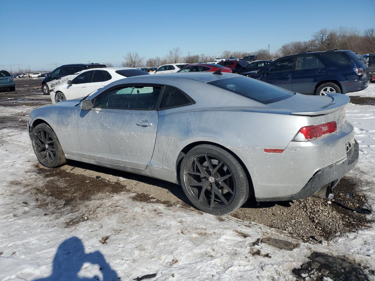 2014 Chevrolet Camaro VIN 2G1FS1EW6E9270525 Copart auction photo, rear end / front end damage thumbnail 2