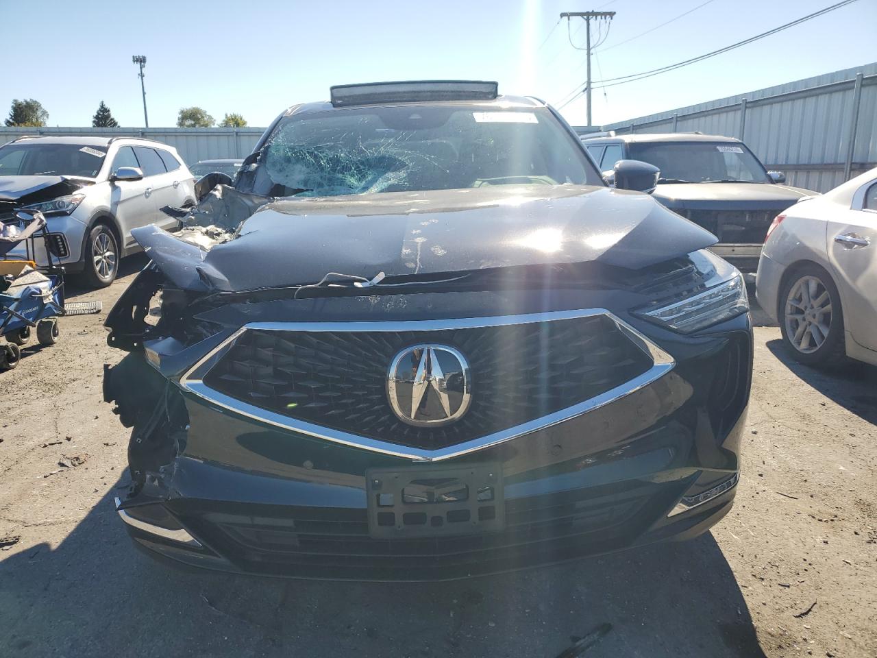 2024 Acura MDX VIN 5J8YE1H44RL028057 Copart auction photo, front end damage thumbnail 5