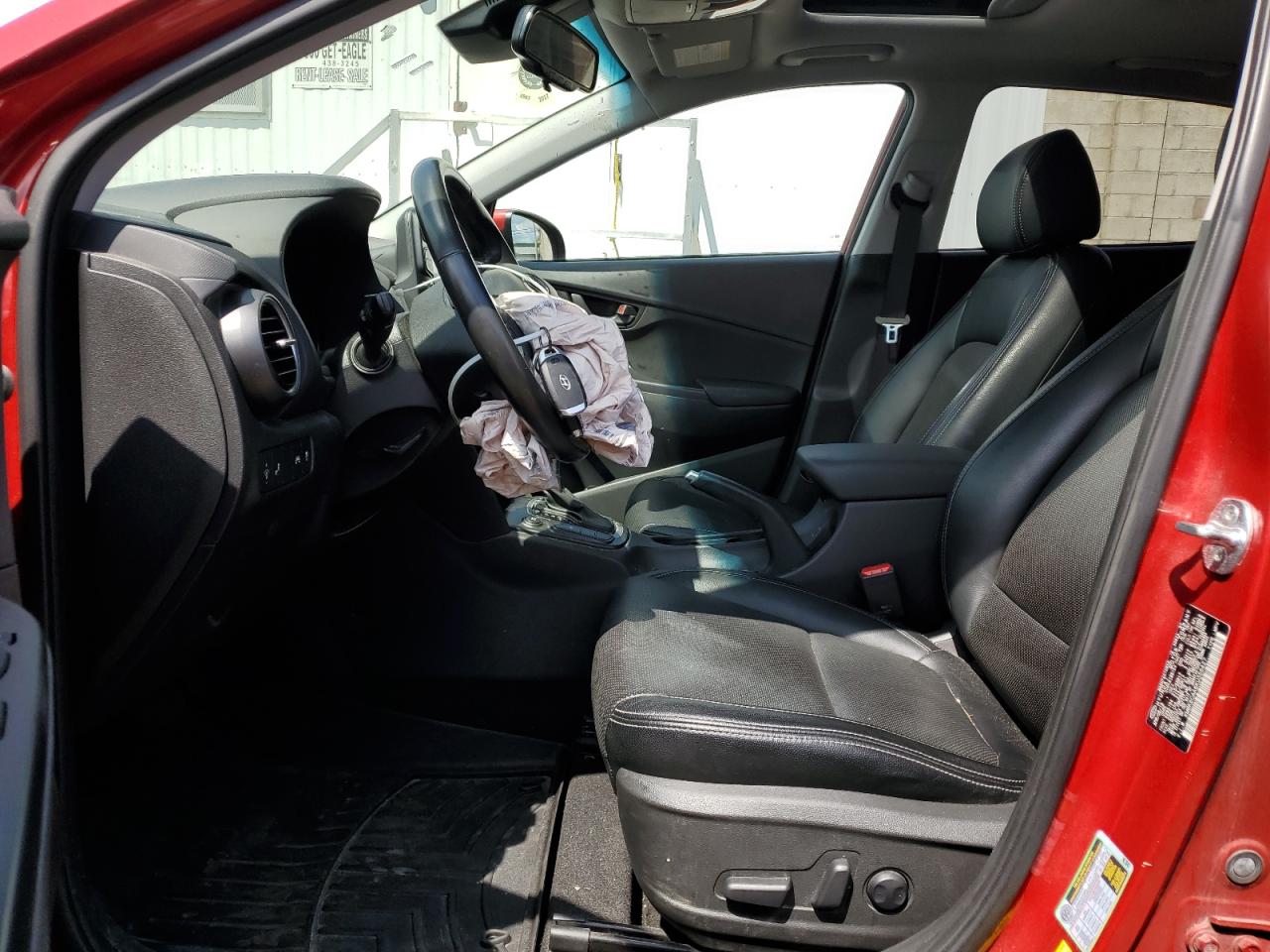 2019 Hyundai Kona VIN KM8K6CAA6KU356427 Copart auction photo, front end damage thumbnail 7