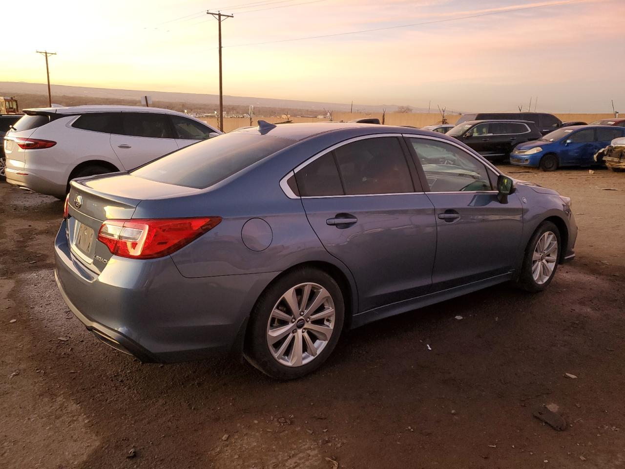 2018 Subaru Legacy VIN 4S3BNAN61J3026541 Copart auction photo, front end / side damage thumbnail 3