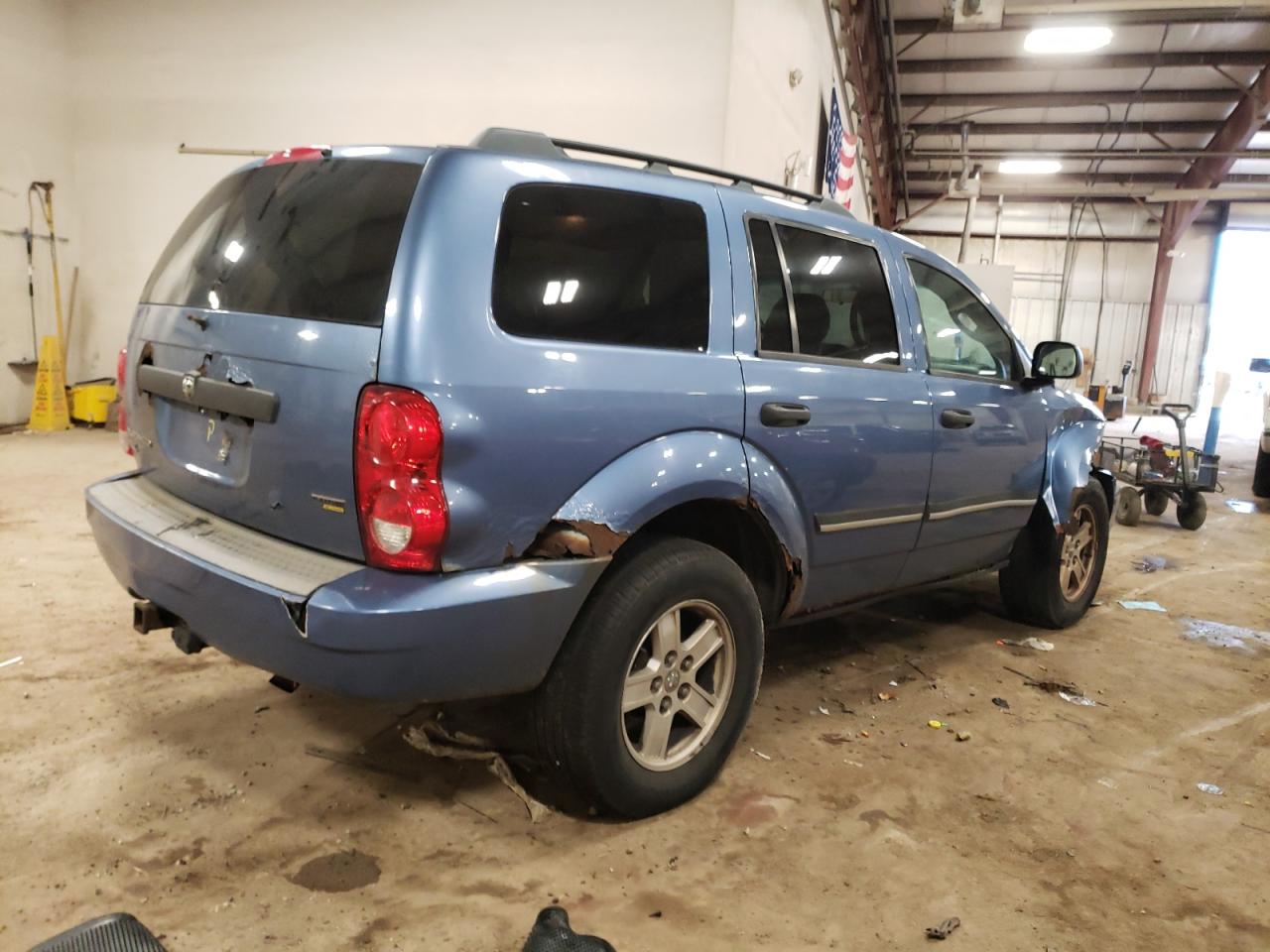 2007 Dodge Durango VIN 1D8HB48PX7F531561 Copart auction photo, front end / side damage thumbnail 3
