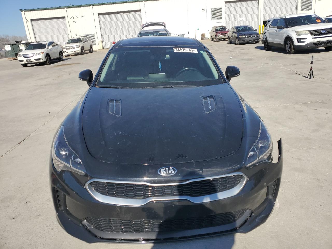 2019 KIA Stinger VIN KNAE15LA0K6063911 Copart auction photo, front end / undercarriage damage thumbnail 5