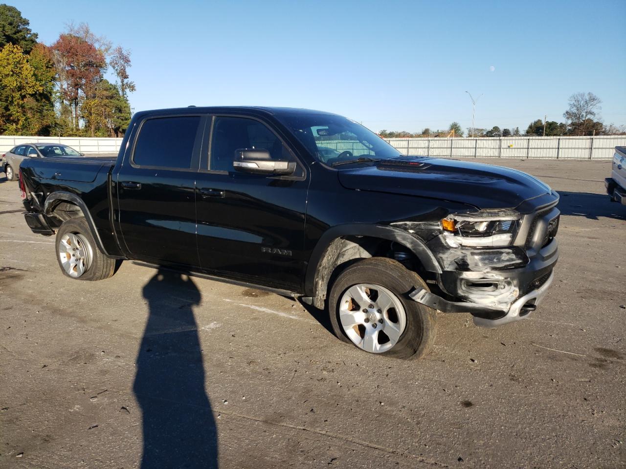 2020 RAM 1500 VIN 1C6SRFLM9LN221191 Copart auction photo, all over damage thumbnail 4