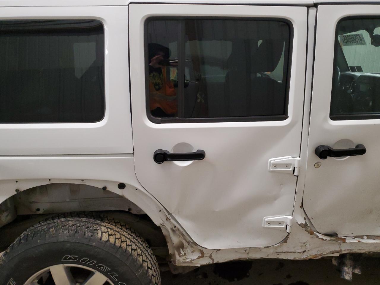 2017 Jeep Wrangler VIN 1C4BJWEG5HL500583 Copart auction photo, side damage thumbnail 11