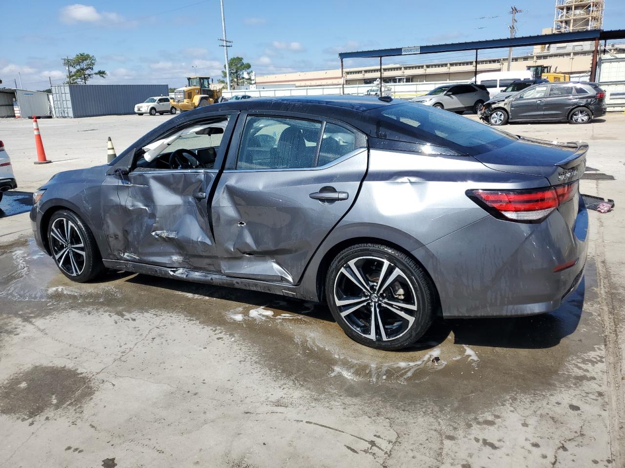 2022 Nissan Sentra VIN 3N1AB8DV5NY294143 Copart auction photo, side damage thumbnail 2