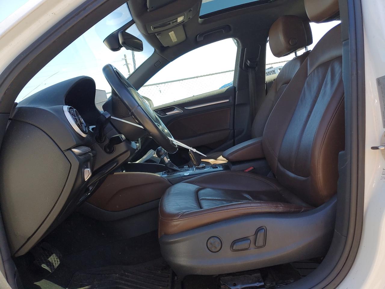 2016 Audi A3 VIN WAUE8GFF5G1081985 Copart auction photo, burn - engine / side damage thumbnail 7