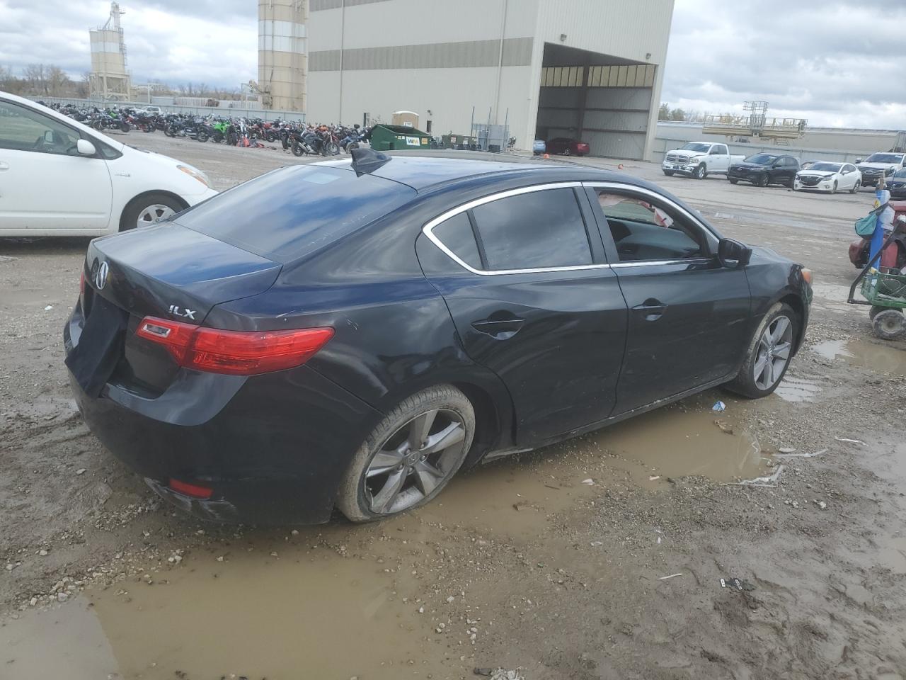 2013 Acura ILX VIN 19VDE1F51DE004334 Copart auction photo, side damage thumbnail 3