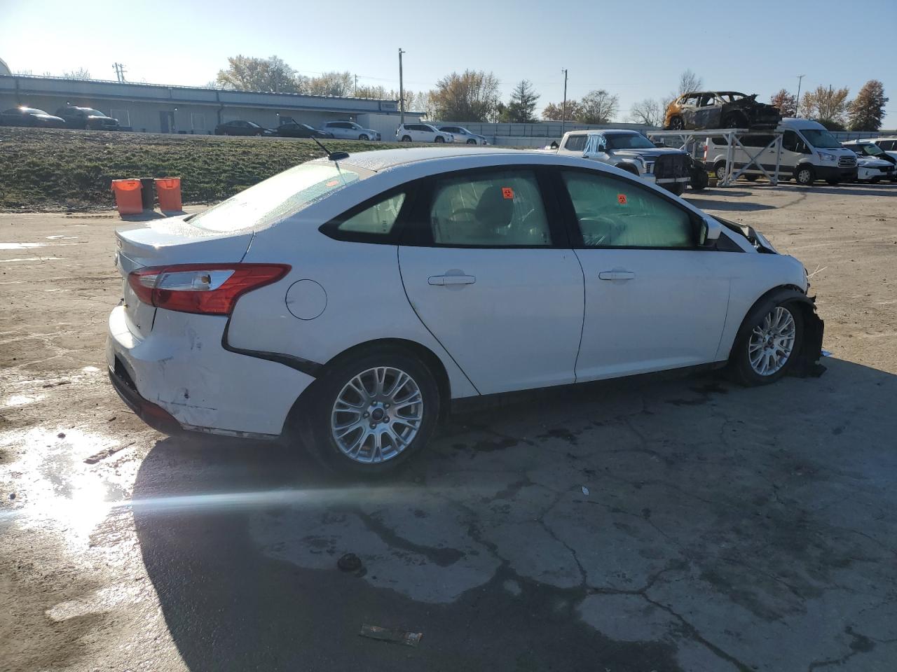 2012 Ford Focus VIN 1FAHP3F26CL179176 Copart auction photo, all over damage thumbnail 3