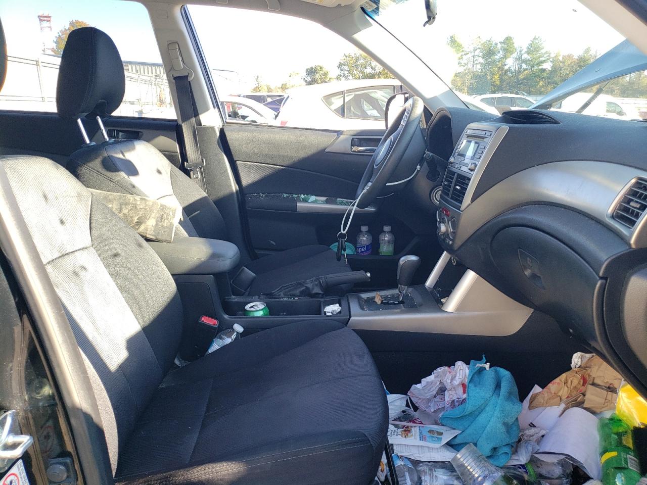 2009 Subaru Forester VIN JF2SH63649H712435 Copart auction photo, side / front end damage thumbnail 7