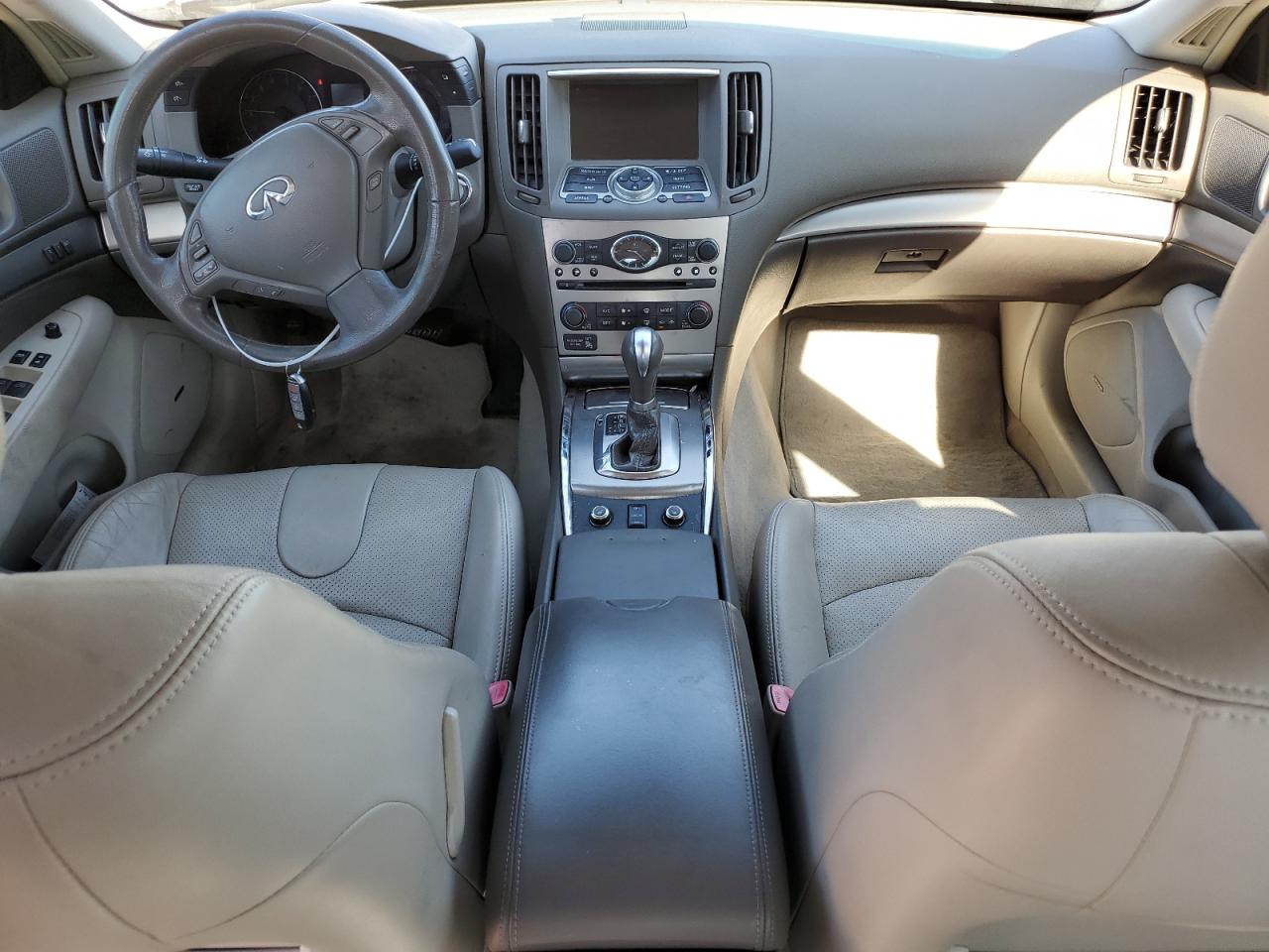 2011 Infiniti G VIN JN1CV6ARXBM411483 Copart auction photo, front end damage thumbnail 8