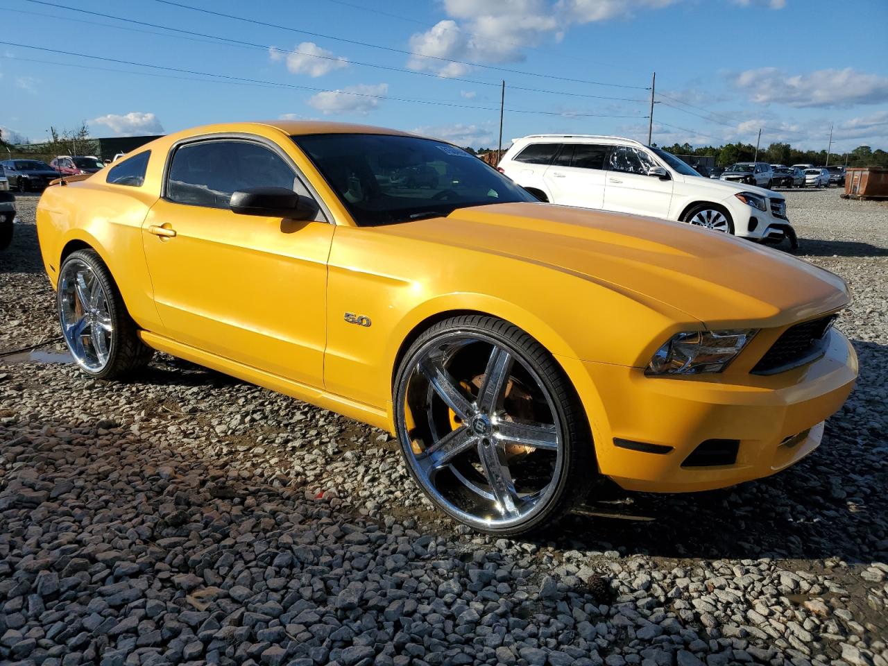 2012 Ford Mustang VIN 1ZVBP8AM2C5207921 Copart auction photo, front end damage thumbnail 4