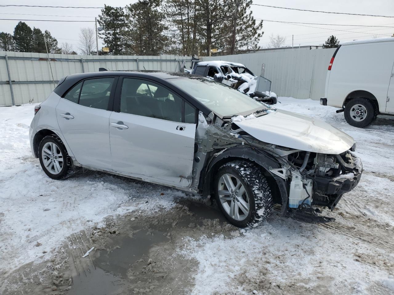 2021 Toyota Corolla VIN JTNB4MBE7M3110878 Copart auction photo, front end / all over damage thumbnail 4
