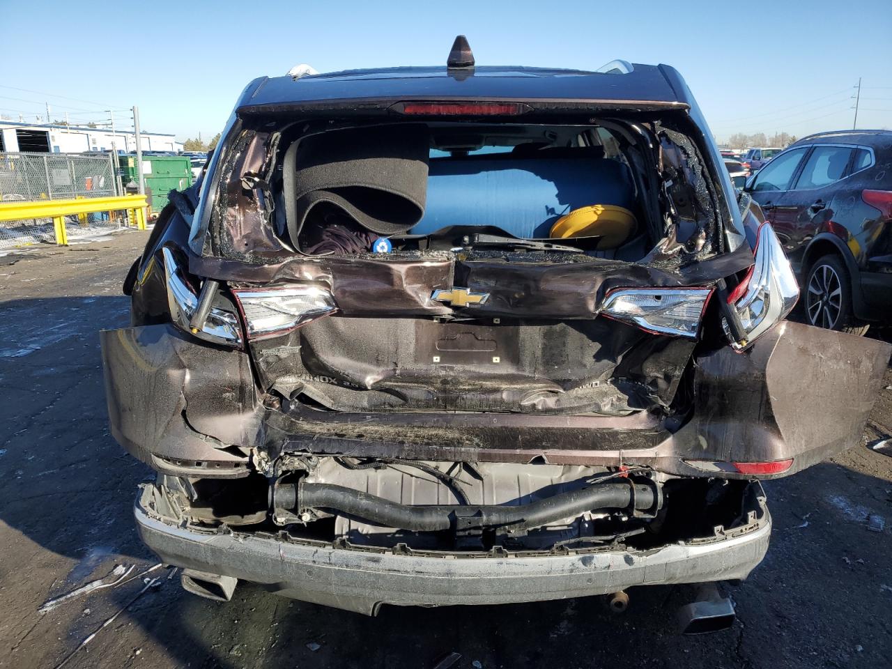 2020 Chevrolet Equinox VIN 2GNAXYEX2L6187653 Copart auction photo, rear end damage thumbnail 6