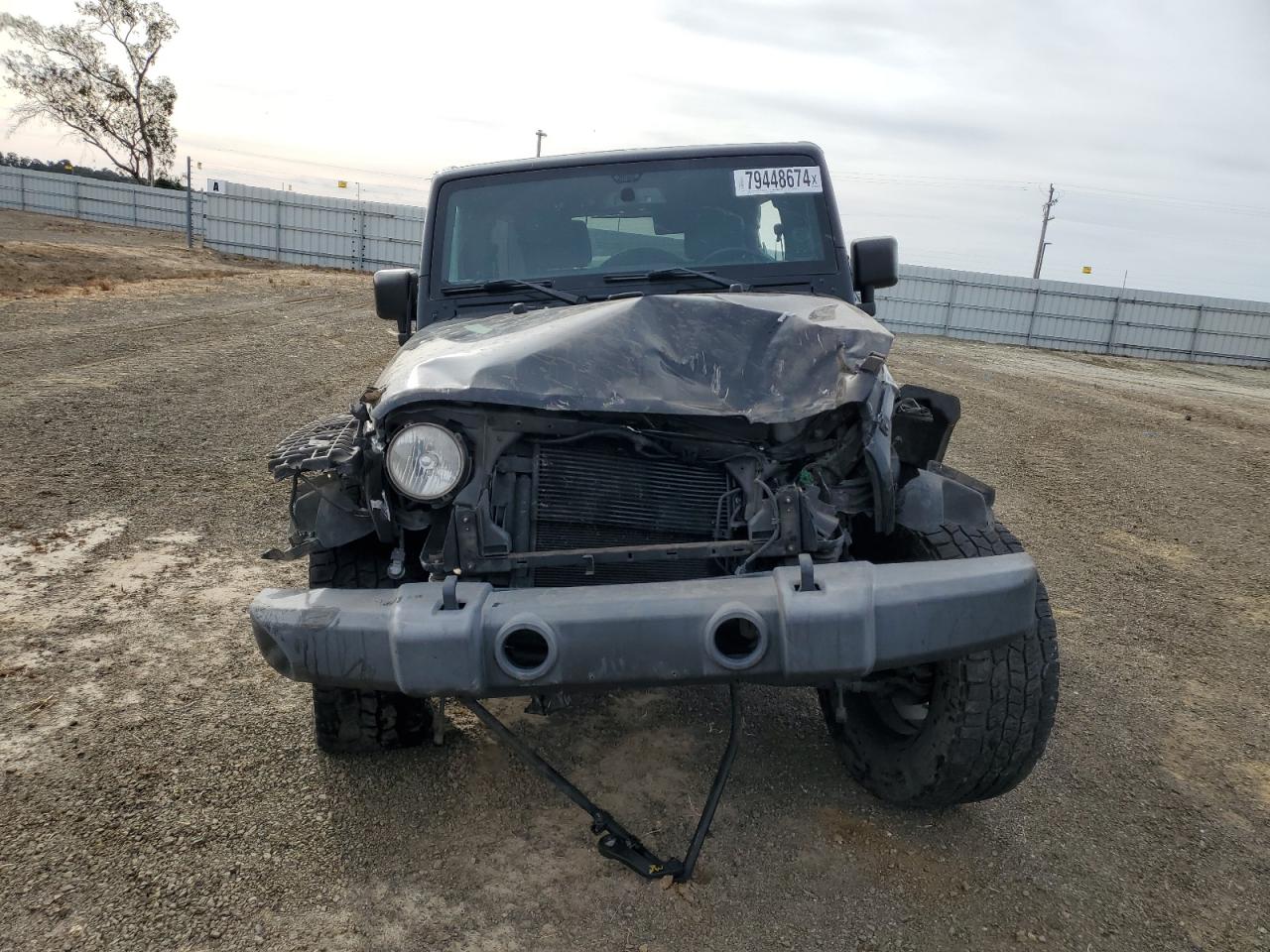 2016 Jeep Wrangler VIN 1C4BJWDG0GL186163 Copart auction photo, undercarriage / front end damage thumbnail 5