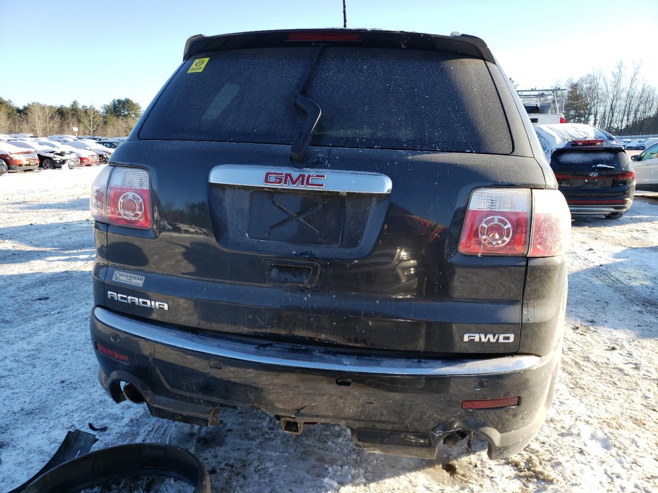 2012 GMC Acadia VIN 1GKKVTED8CJ230444 Copart auction photo, rear end damage thumbnail 6