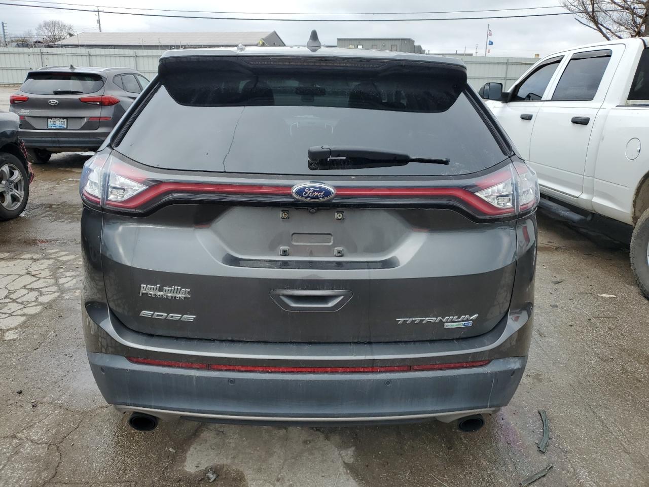 2016 Ford Edge VIN 2FMPK4K97GBB23181 Copart auction photo, front end damage thumbnail 6