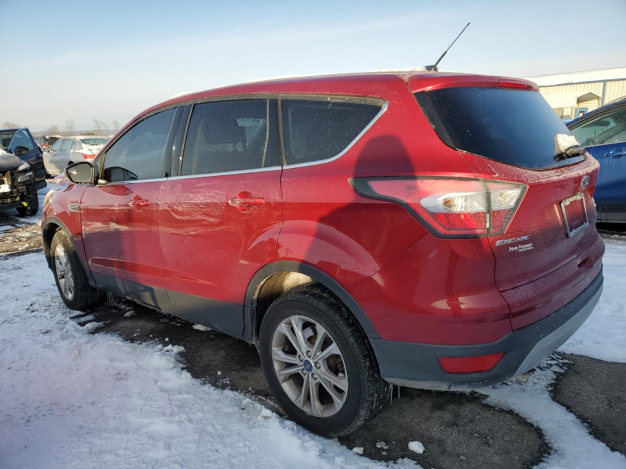 2017 Ford Escape VIN 1FMCU9GD9HUA74600 Copart auction photo, front end / side damage thumbnail 2