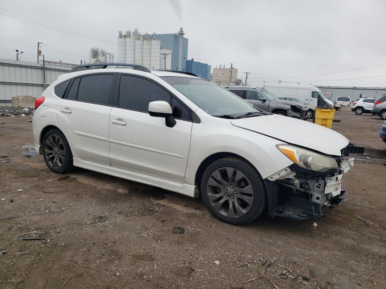 2012 Subaru Impreza VIN JF1GPAS65CH207769 Copart auction photo, front end damage thumbnail 4