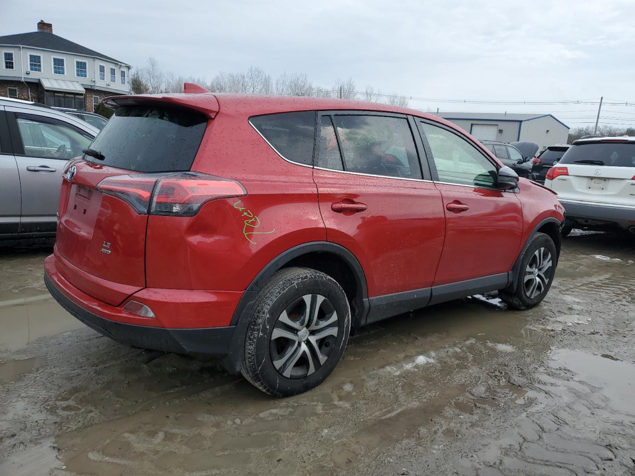 2017 Toyota RAV 4 VIN JTMBFREV5HJ174958 Copart auction photo, front end / side damage thumbnail 3