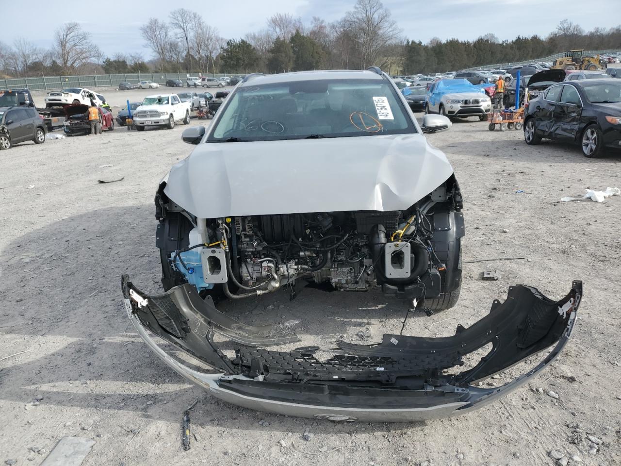 2023 Hyundai Kona VIN KM8K3CAB2PU946987 Copart auction photo, front end / stripped damage thumbnail 5