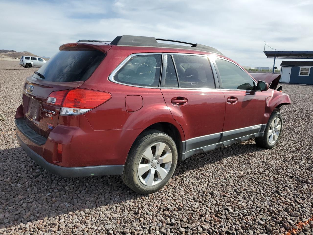 2011 Subaru Outback VIN 4S4BRBGC5B3319112 Copart auction photo, front end / side damage thumbnail 3