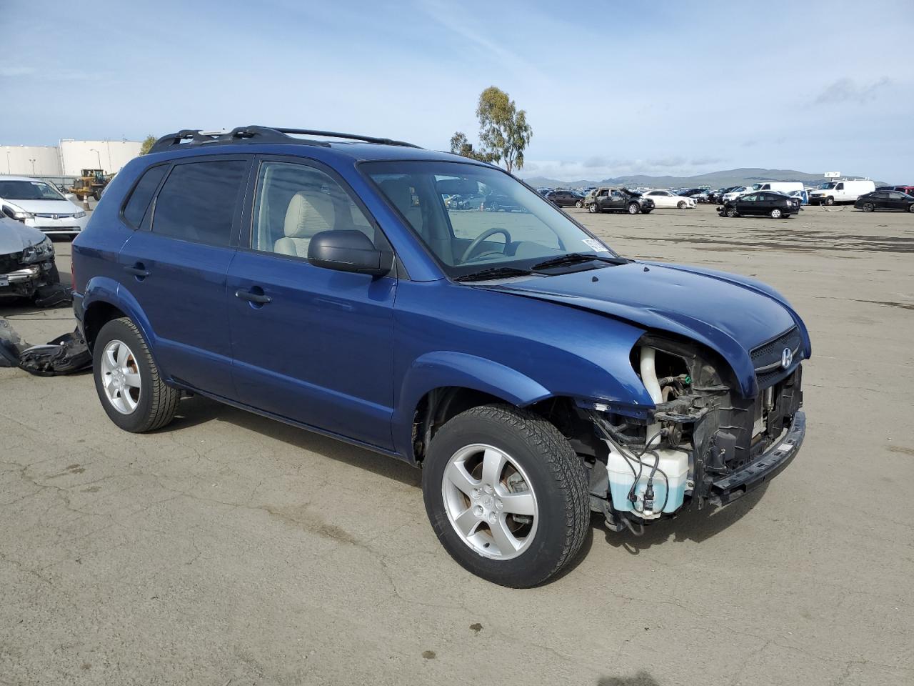 2006 Hyundai Tucson VIN KM8JM12B36U468315 Copart auction photo, front end damage thumbnail 4